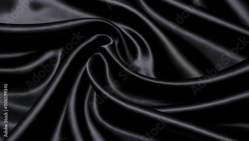 Fabric, Texture, Abstract, Monochrome, Elegance, Luxury, Drape, Satin, Silk, Darkness, Shadow, Curve, Flow, Movement, Depth, Contrast, Geometry, Pattern, Minimalist, Artistic, Dramatic, Mysterious, Se