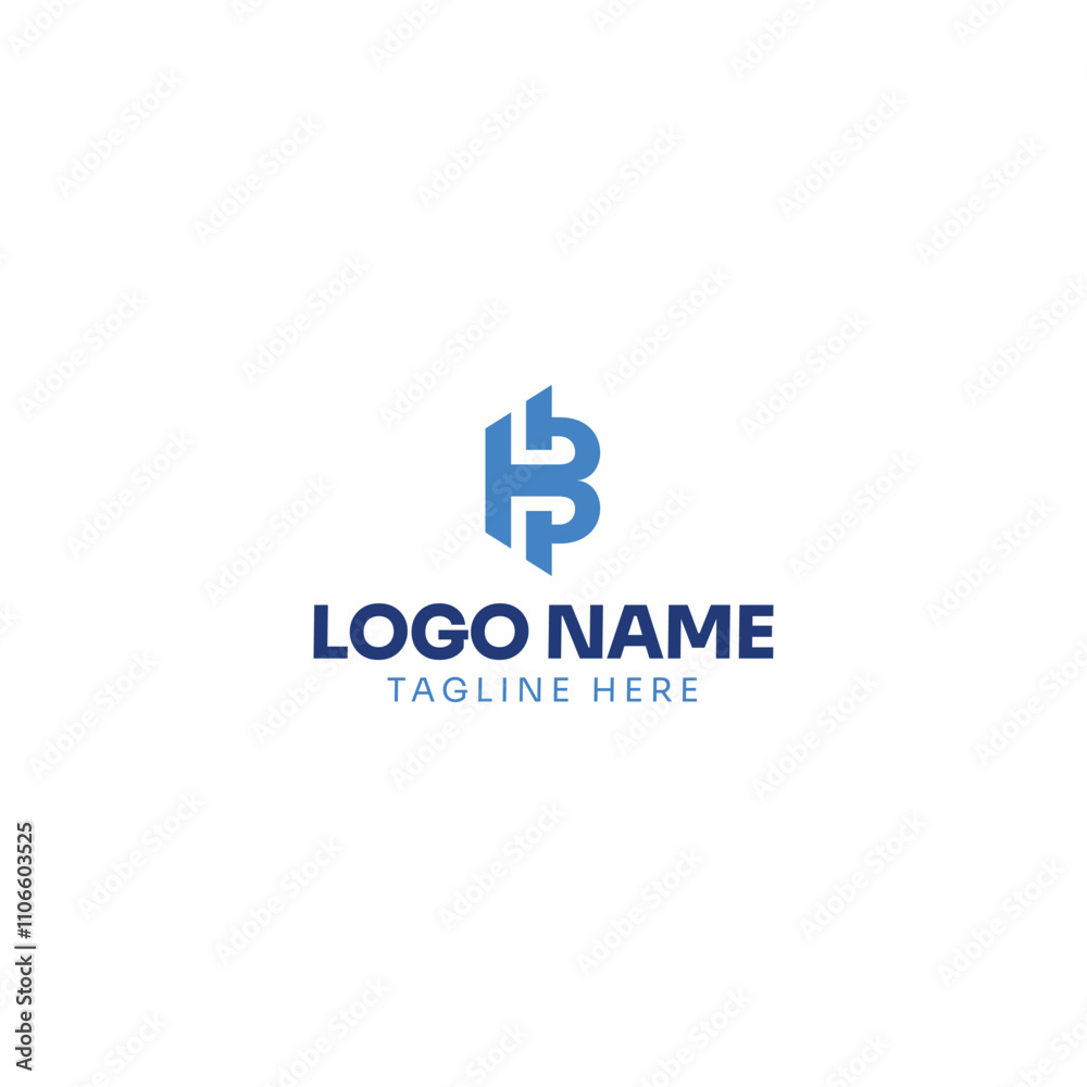 logo b and building with modern and simple shape logo b and building with modern and simple shape