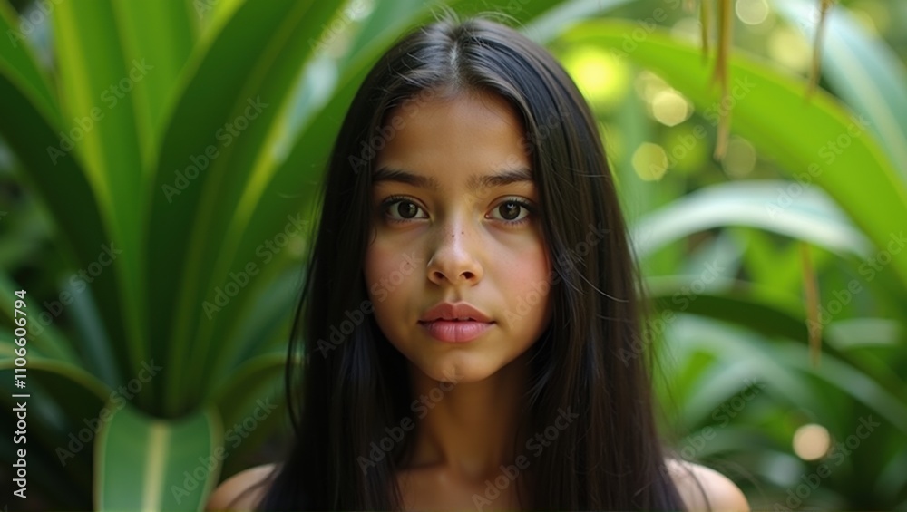 A person with a blurred face stands in front of green plants, symbolizing privacy and anonymity. Generative, AI. A person with a blurred face stands in front of green plants, symbolizing privacy and anonymity. Generative, AI.