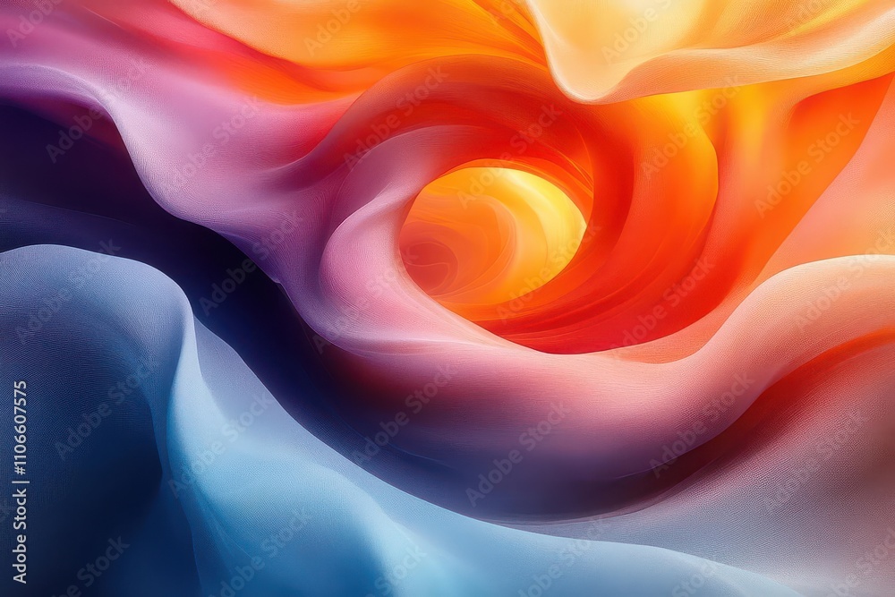 Fototapeta premium a vibrant dynamic abstract wallpaper, featuring swirling colors and shapes that evoke movement and energy, creating an engaging backdrop that inspires creativity and imagination