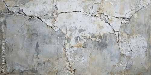 A raw concrete wall with visible texture, small cracks, and an industrial, grey finish.