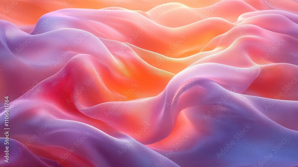 A colorful, flowing abstract landscape with soft, wavy patterns in shades of pink, purple, and orange, evoking a serene and dreamy atmosphere. A colorful, flowing abstract landscape with soft, wavy patterns in shades of pink, purple, and orange, evoking a serene and dreamy atmosphere.