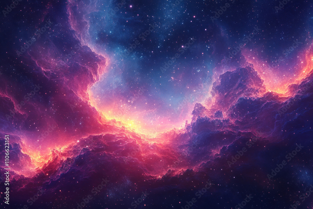 Vibrant swirls of color in the vast expanse, a beautiful nebula dances with cosmic energy, capturing the imagination with its breathtaking beauty. Vibrant swirls of color in the vast expanse, a beautiful nebula dances with cosmic energy, capturing the imagination with its breathtaking beauty.