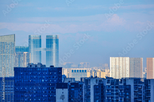 modern city skyline