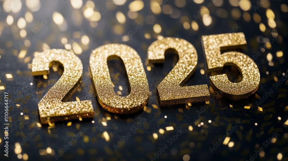 Happy new year 2025 background concept Happy new year 2025 background concept