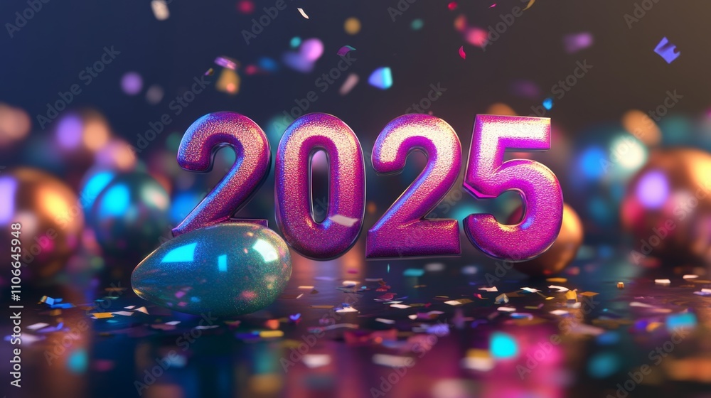 Happy new year 2025 background concept Happy new year 2025 background concept