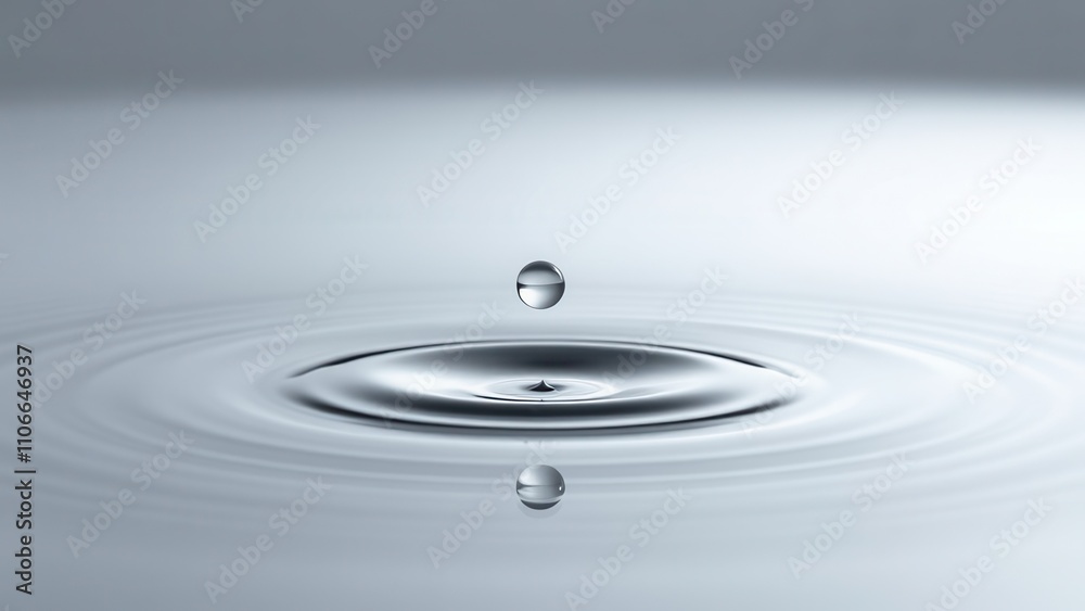 an individual ink drop floating on the surface of water, suspended in mid-air, buoyancy effect, tiny sphere, droplet isolation, surface tension an individual ink drop floating on the surface of water, suspended in mid-air, buoyancy effect, tiny sphere, droplet isolation, surface tension