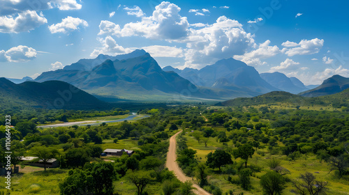 Enchanting Panorama of Lush Greenery in Tzaneen: Raw Elegance of Nature