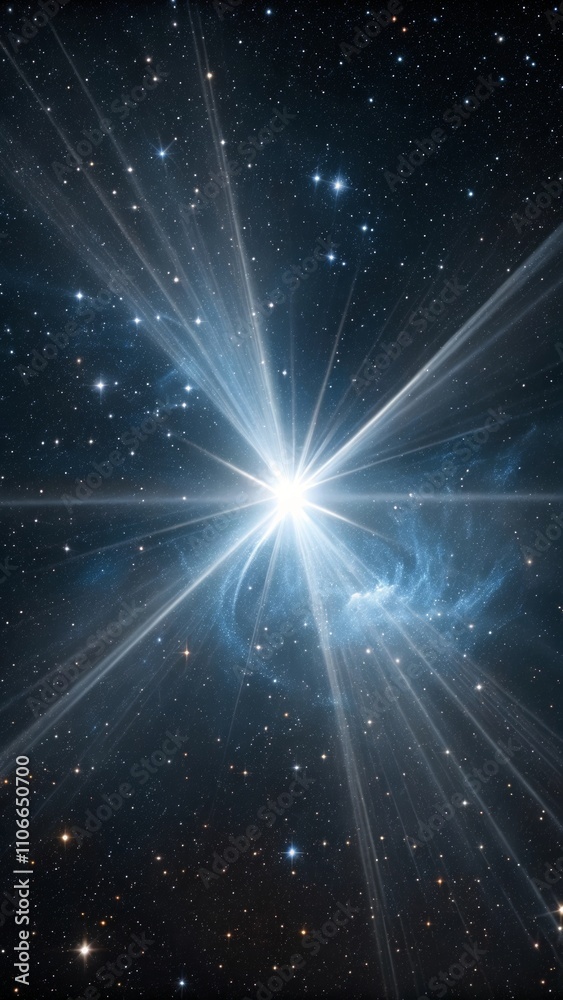 Pulsar emitting intense beams of white light Pulsar emitting intense beams of white light
