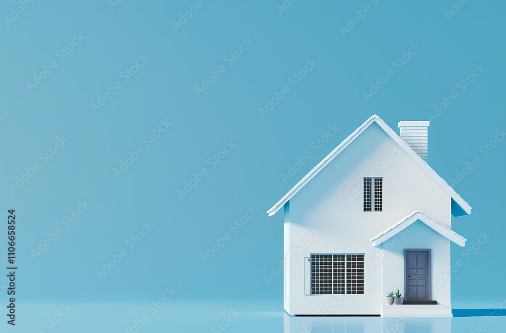 3D simple house model 3D simple house model