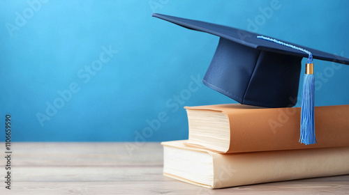 Graduation Cap on Books: A ...