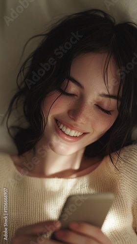 happy asian office girl cheering for archievement in the office with smile and hand in the sky, photo