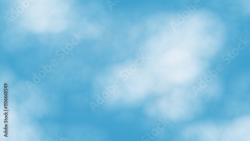 illustration of clouds in the blue sky