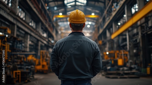 Industrial Manager Overseeing Factory Training Session