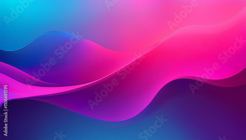 Pink magenta blue purple abstract color gradient background. generative AI