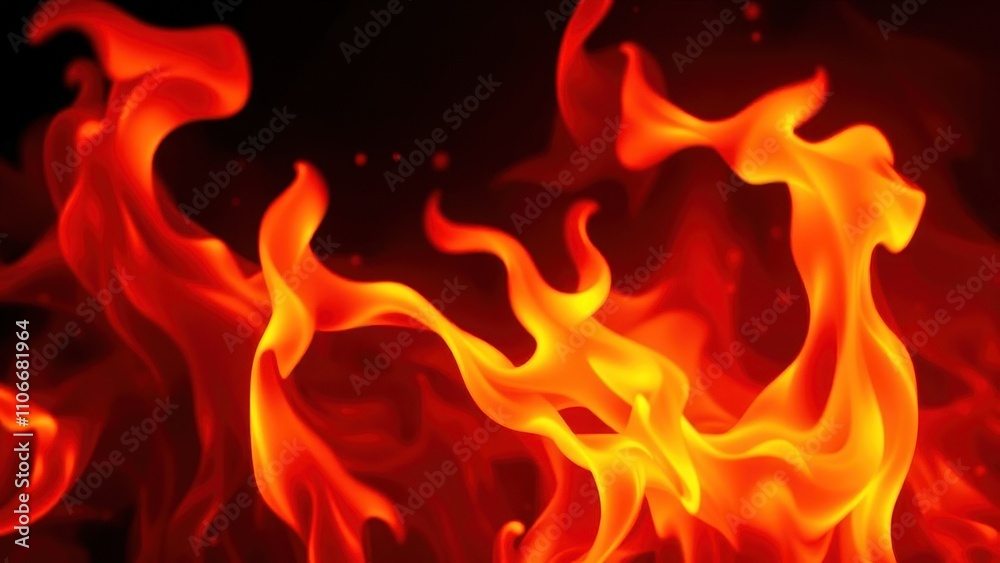 A close-up shot of fire flames with a subtle gradient effect, emphasizing their vibrant red and orange hues , ambiance, cozy, heat, flicker, gradient A close-up shot of fire flames with a subtle gradient effect, emphasizing their vibrant red and orange hues , ambiance, cozy, heat, flicker, gradient