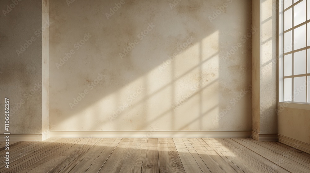 Minimalist Tan light neutral texture empty room interior blank wall background backdrop with window light shadows for online presentations webinars virtual meetings teams video call desktop wallpaper Minimalist Tan light neutral texture empty room interior blank wall background backdrop with window light shadows for online presentations webinars virtual meetings teams video call desktop wallpaper