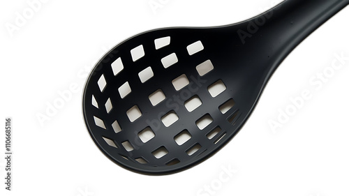 A slotted spoon is a versatile kitchen tool designed to separate solids from liquids during cooking and serving. Typically made from materials like stainless steel, plastic, or silicone, it features a