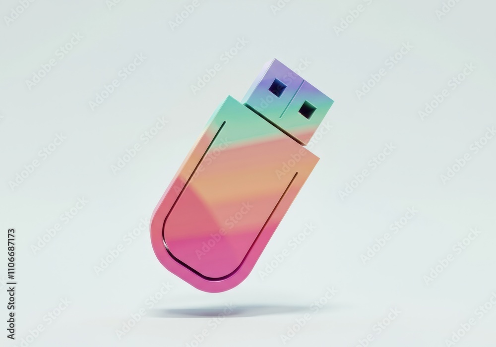 Colorful USB Flash Drive Icon Colorful USB Flash Drive Icon