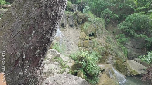 Erawan Waterfalls, Kanchanaburi Thailand.  photo