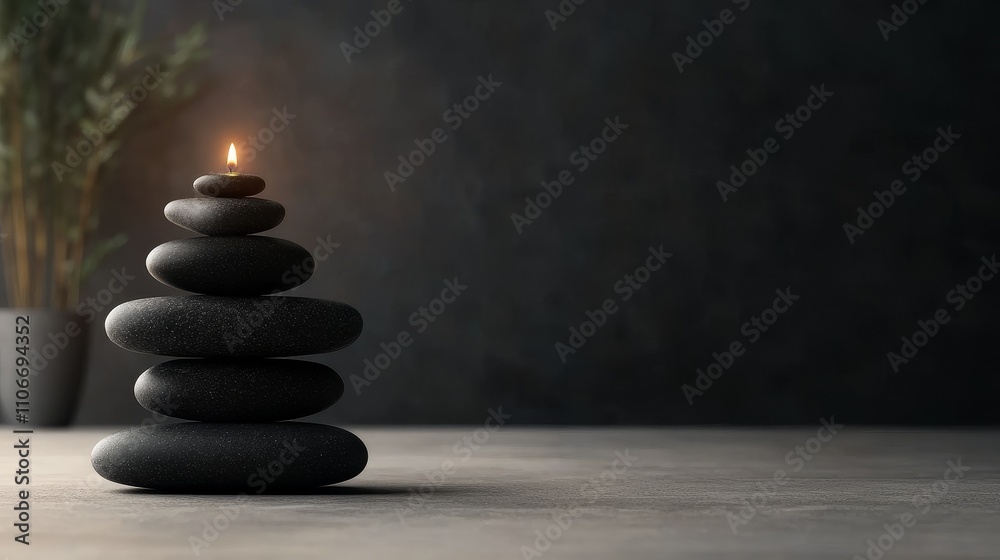 Relaxing hot stone massage therapy on the back of a woman, with smooth, heated stones placed along the spine, promoting relaxation, stress relief, and wellness in a calm, spa environment. Relaxing hot stone massage therapy on the back of a woman, with smooth, heated stones placed along the spine, promoting relaxation, stress relief, and wellness in a calm, spa environment.