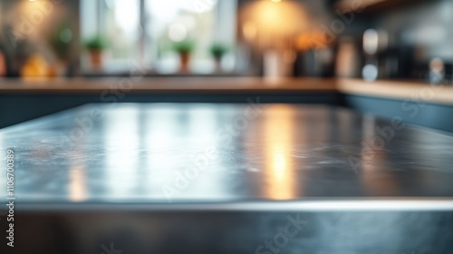 Wallpaper Mural Bright kitchen countertop reflecting light, creating a warm cooking atmosphere. Torontodigital.ca