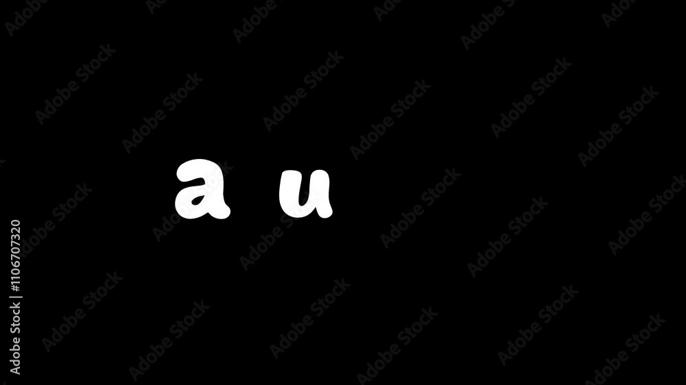 SATURDAY text on black background. 7 day week name stylish font animation. SATURDAY text on black background. 7 day week name stylish font animation.