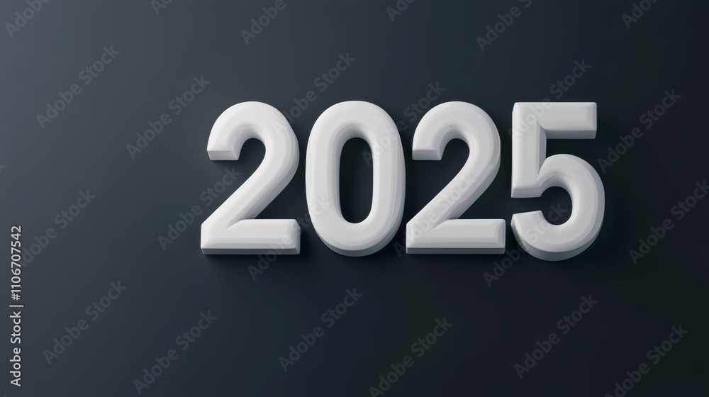 2025 new year business goals concept with copy space. 2025 new year business goals concept with copy space.