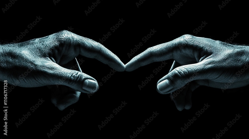 a photograph of 2 fingers touching, artistic view, connecting with poeple, hyper realistic photography, a photograph of 2 fingers touching, artistic view, connecting with poeple, hyper realistic photography,