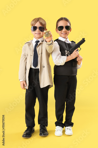 Cute little police officer ...
