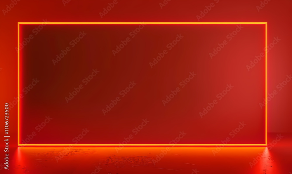 Obraz premium red frame