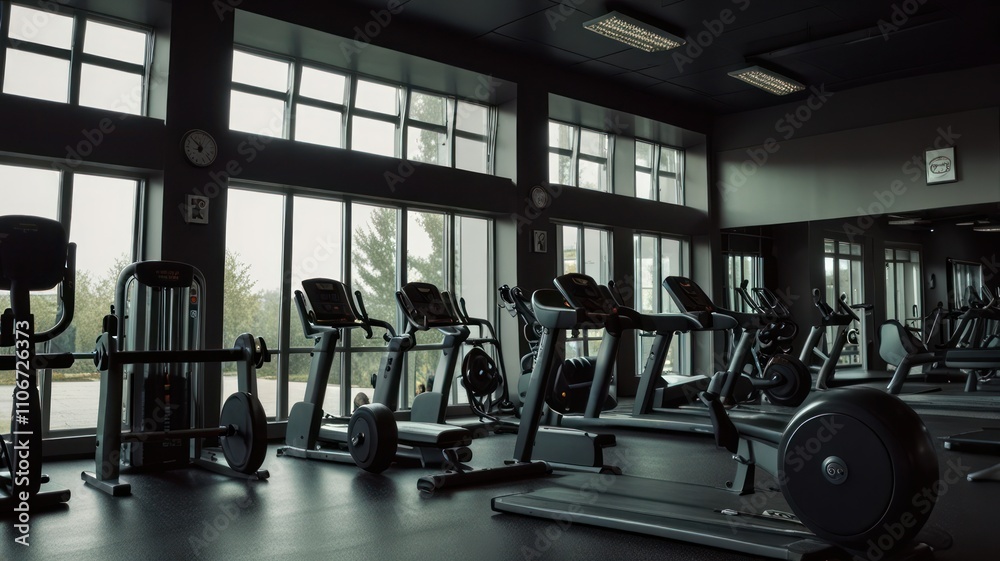 Fototapeta premium Modern Gym Interior