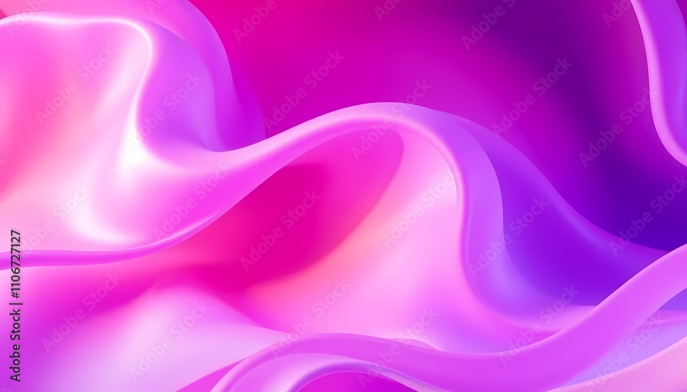 Obraz premium Abstract Flow of Purple and Pink Hues