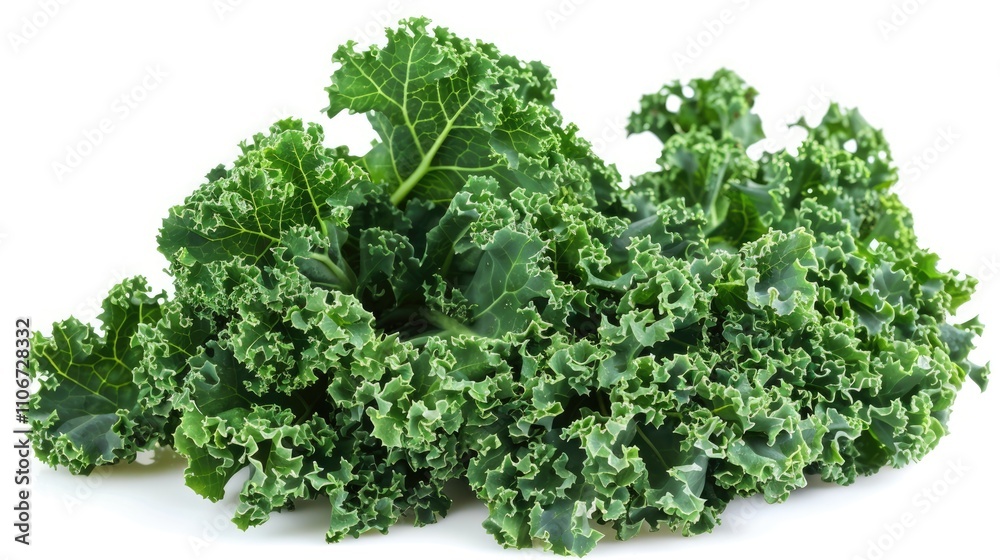 Obraz premium Freshly presented kale for eating