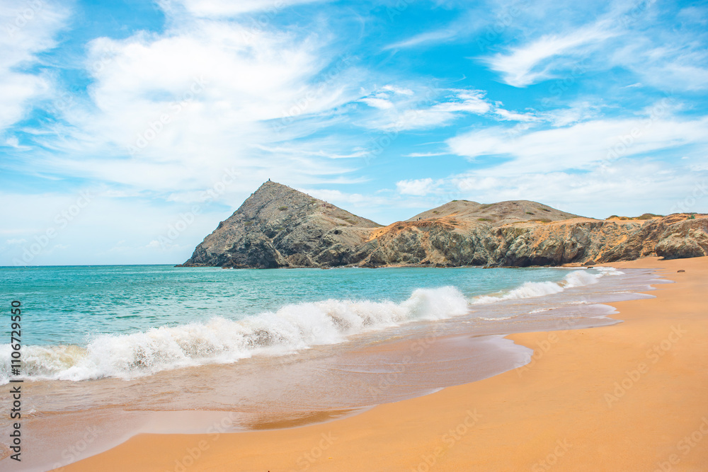 Scenic Beach Serenity at Cabo de la Vela, La Guajira, Colombia Scenic Beach Serenity at Cabo de la Vela, La Guajira, Colombia