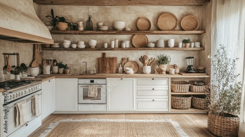 Scandinavian Style Kitchen with Natural Wood Elements