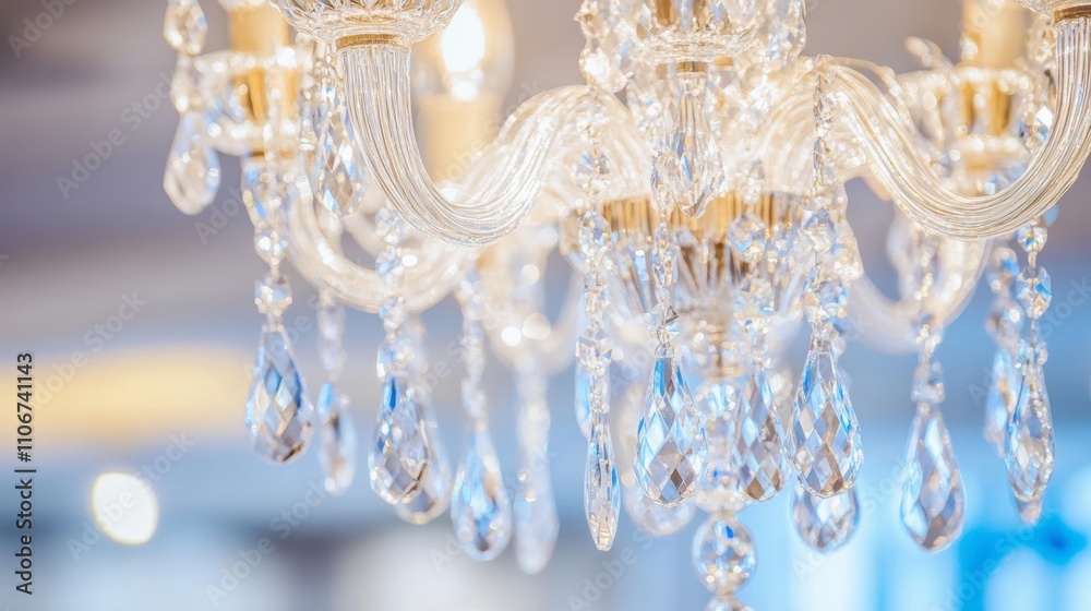 Elegant Sparkling Crystal Chandelier Hanging Decor Elegant Sparkling Crystal Chandelier Hanging Decor