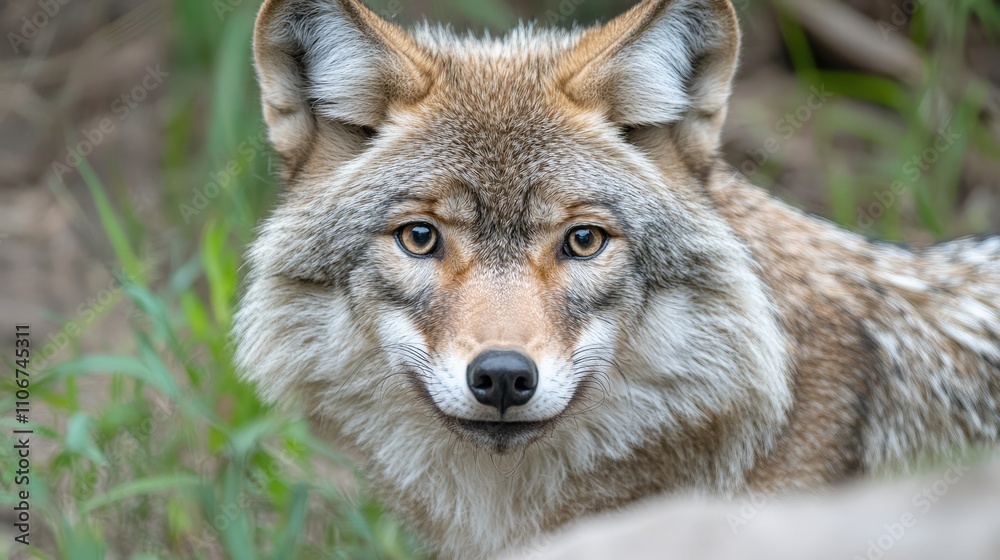 Close Up Portrait of a Coyote in the Wild Wildlife Photography Mammal Nature Close Up Portrait of a Coyote in the Wild Wildlife Photography Mammal Nature