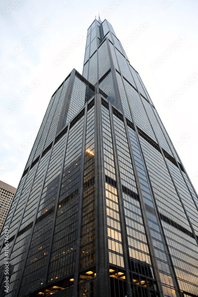 modern office building with sky modern office building with sky