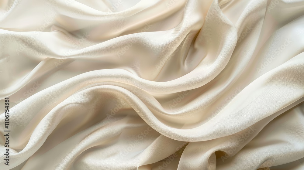 Obraz premium Abstract backdrop in silk ivory