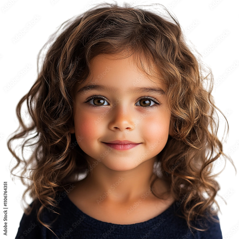 portrait of a smiling little girl isolated on transparent background portrait of a smiling little girl isolated on transparent background