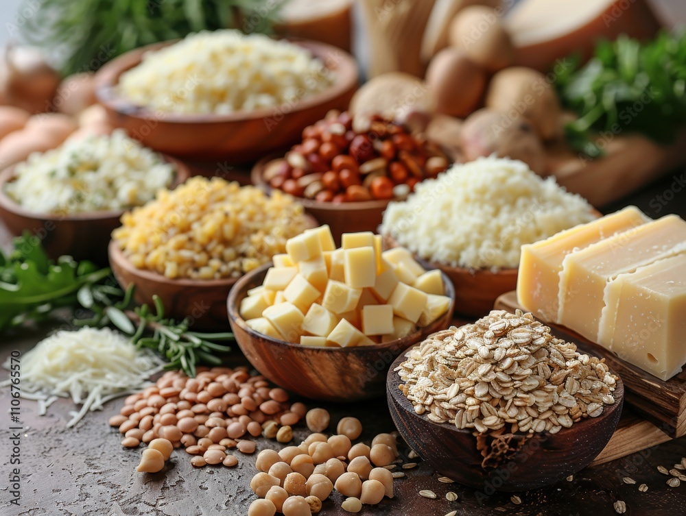 Fototapeta premium The rise of plant-based and alternative protein sources Discuss market potential and consumer acceptance.