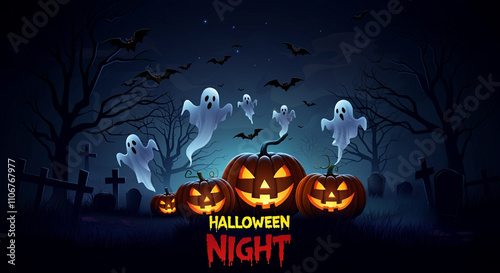 A Halloween-themed scene fe...
