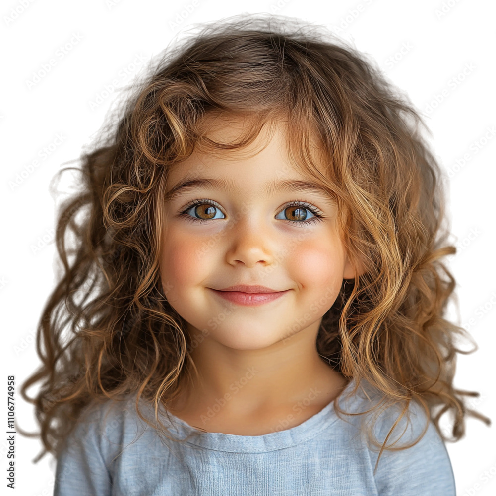portrait of a little girl isolated on transparent background portrait of a little girl isolated on transparent background