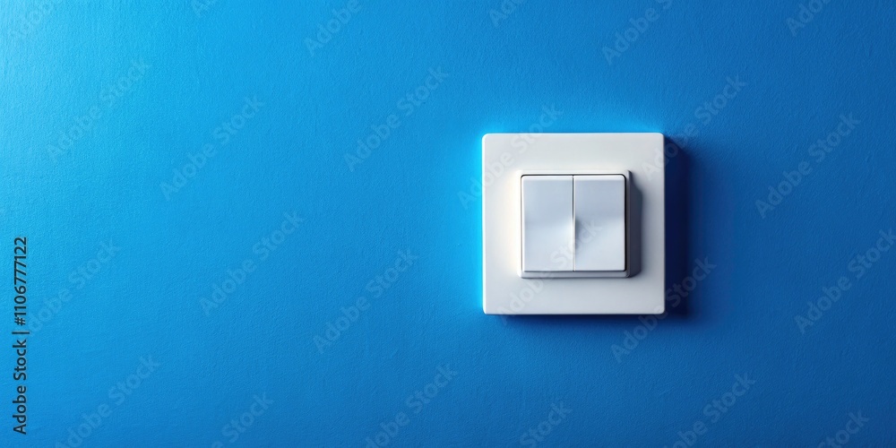 Minimalist Aerial Photography of White Light Switch on Blue Wall, Modern Interior Design, Clean Aesthetic, Home Decor Inspiration, Contemporary Living Space, Elegant Simplicity Minimalist Aerial Photography of White Light Switch on Blue Wall, Modern Interior Design, Clean Aesthetic, Home Decor Inspiration, Contemporary Living Space, Elegant Simplicity