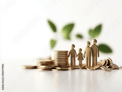 generational wealth with family-focused investment symbols 