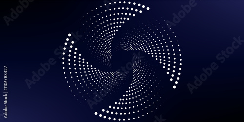 Hypnosis Spiral, concept for hypnosis, unconscious, chaos, extra sensory perception, psychic, stress, strain, optical illusion, headache, migraine. Black, white descending pattern.