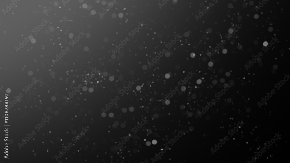 Obraz premium Winter freeze motion of white snow coming down, isolated on black background. Snowfall texture overlays.