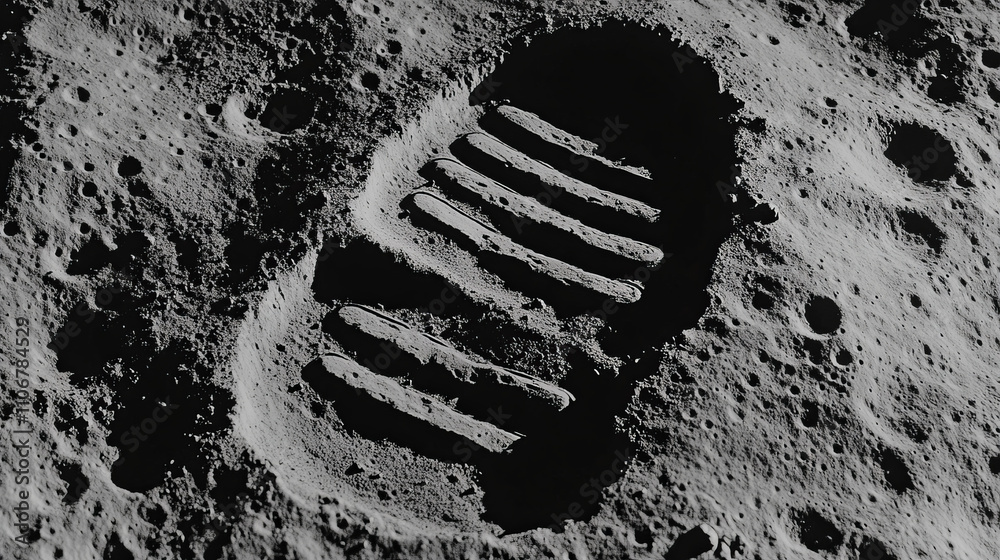 footsteps in history: the iconic astronaut footprint on the moon