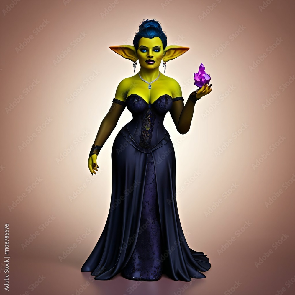 goblin lady in dress goblin lady in dress